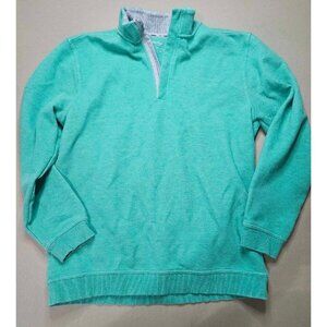 Walter Hagen 1/4 Zip Golf Pullover Sweater Turquoise Sz M